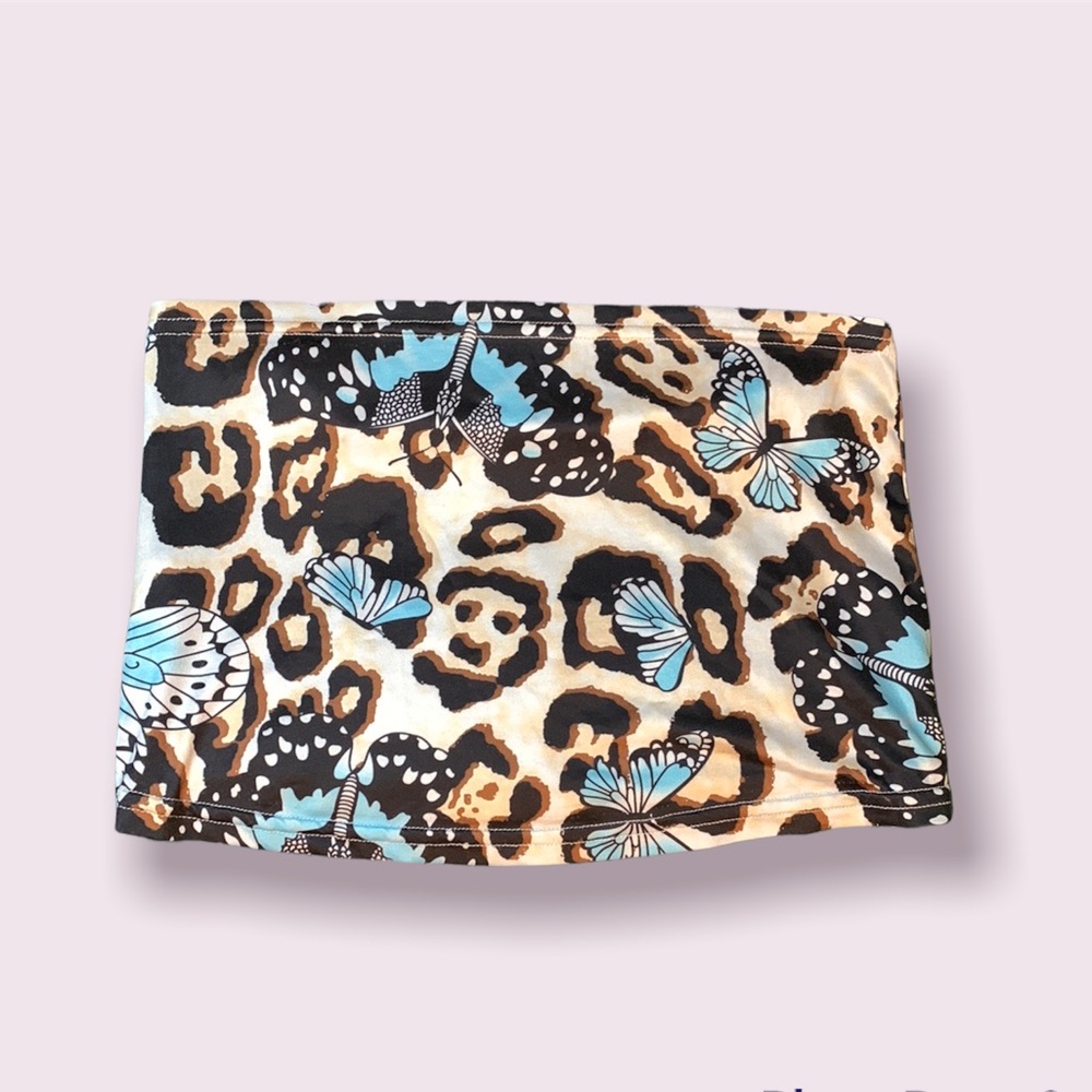 SHEIN Butterfly Tube Top